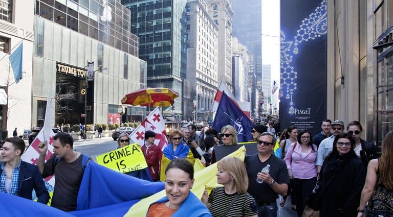 Ukrainian community rally in New York City